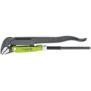 RENNSTEIG Offset Pipe Wrench, 45° jaws