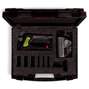R_6370_0100_1 Powered crimper in case with 12 V/2 Ah battery and Australia/Oceania charger (no crimp die sets, no positioning guides)