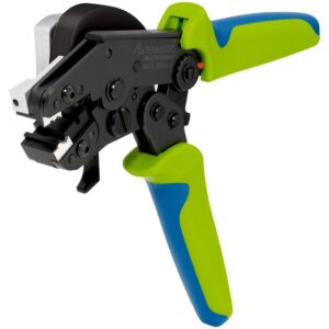 Tool for cutting and stripping MOST system polymeric optical fibres