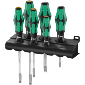 334_355_sk_6 334/355 SK/6 Jeu de tournevis Kraftform Plus Lasertip + Rack