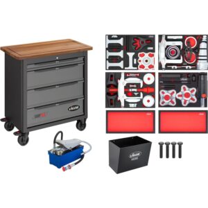 Établi ∙ mobile · avec assortiment d'outils spéciaux ∙ véhicule de transport