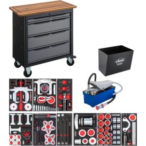 Établi ∙ mobile · avec assortiment d'outils spéciaux ∙ véhicule de transport