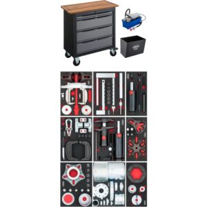 Établi ∙ mobile · avec assortiment d'outils spéciaux ∙ véhicule de transport