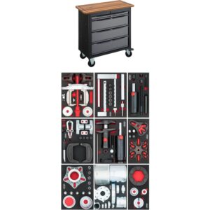 Établi ∙ mobile · avec assortiment d'outils spéciaux ∙ véhicule de transport