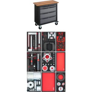 Établi ∙ mobile · avec assortiment d'outils spéciaux ∙ véhicule de transport