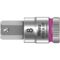 8740 A HF Douille-embout Zyklop pour vis à six pans creux  à emmanchement 1/4" avec fonction de retenue