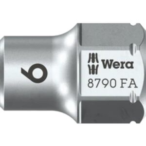 8790 FA Douille à carré Zyklop avec emmanchements 1/4" et hexagonal Hex 11