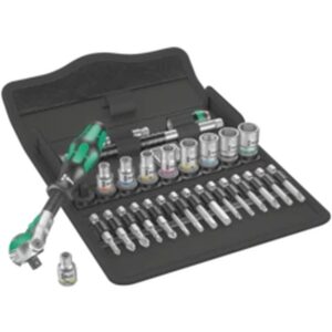 8100 SA 6 Jeu cliquet Zyklop Speed  à carré 1/4"  métrique