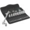 8100 SA 8 Jeu cliquet Zyklop Metal avec levier d'inversion  à carré 1/4"  métrique