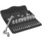 8100 SA 10 Jeu cliquet Zyklop Metal avec carré mâle traversant  à carré 1/4"  syst. impérial