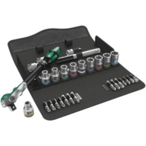8100 SC 6 Jeu cliquet Zyklop Speed  à carré 1/2"  métrique