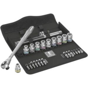 8100 SC 7 Jeu cliquet Zyklop Metal avec carré mâle traversant  à carré 1/2"  métrique