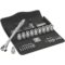 8100 SC 7 Jeu cliquet Zyklop Metal avec carré mâle traversant  à carré 1/2"  métrique
