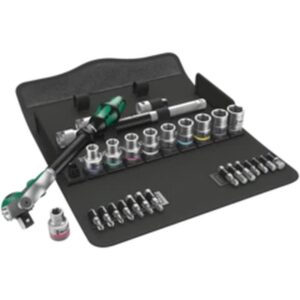 8100 SC 9 Jeu cliquet Zyklop Speed  à carré 1/2"  syst. impérial