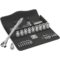8100 SC 10 Jeu cliquet Zyklop Metal avec carré mâle traversant  à carré 1/2"  syst. impérial
