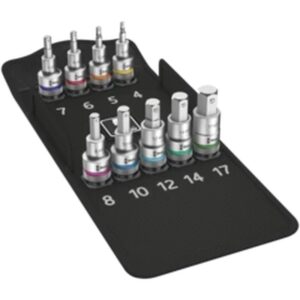 8740 C HF Zyklop Jeu de douilles à embout à six pans creux avec fonction de retenue