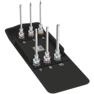 8740 C HF 2 Zyklop Jeu de douilles à embout à six pans creux avec fonction de retenue  à emmanchement 1/2"