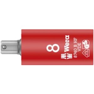 05004900001 8740 B VDE HF Douille-embout Zyklop isolée pour vis à six pans creux à emmanchement 3/8" avec fonction de retenue