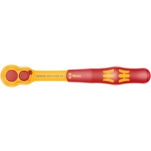 05004966001 Cliquet Zyklop VDE 8007 B isolé avec levier d'inversion carré 3/8"