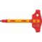 410 i VDE A RA Tournevis adaptateur isolé VDE à manche en T avec fonction cliquet pour douilles 1/4"