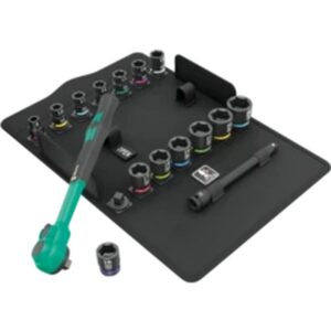 05005530001 8100 SB 12 Jeu de cliquet Zyklop Comfort levier d'inversion emmanchement 3/8" syst. métrique