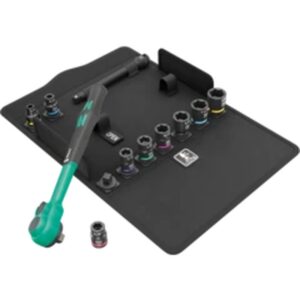 05005531001 8100 SB 13 Jeu de cliquet Zyklop Comfort levier d'inversion emmanchement 3/8" syst. impérial