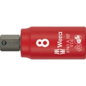 05005900001 8740 A VDE HF Douille-embout Zyklop isolée avec emmanchement 1/4" fonction de retenue pour vis à six pans creux
