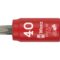 8767 A VDE HF Douille-embout TORX® Zyklop  isolée  avec emmanchement 1/4"  fonction de retenue