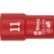 8790 A Douille VDE Zyklop  isolée  avec emmanchement 1/4"