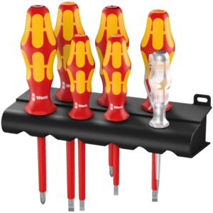 05006148001 160 i/165 i/7 Rack Jeu de tournevis Kraftform Plus Série 100 + testeur de phase unipolaire + Rack
