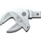 7880 Joker XXL Clé à fourche interchangeable auto-ajustable pour largeur de clé 24-32 mm. 14x18 mm
