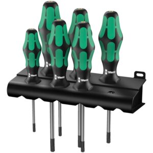 367/6 Jeu de tournevis Kraftform Plus TORX® HF avec fonction de retenue + Rack