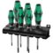 367/6 Jeu de tournevis Kraftform Plus TORX® HF avec fonction de retenue + Rack