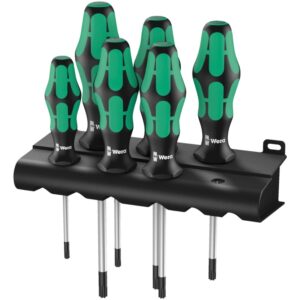 367/6 TORX® Jeu de tournevis Kraftform Plus + Rack