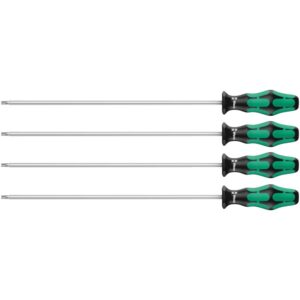 367/4 Jeu de tournevis Kraftform Plus TORX® HF avec fonction de retenue. à lames extra-longues 300 mm