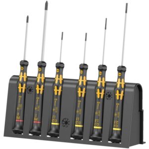 1578 A/6 Jeu de tournevis électronicien + Rack