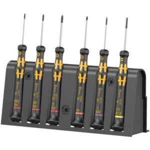 1550/6 ESD Jeu de tournevis électronicien + Rack