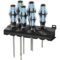 3334/6 Jeu de tournevis. acier inoxydable + Rack