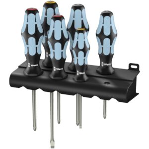 3334/3350/3355/6 Jeu de tournevis. acier inoxydable + Rack