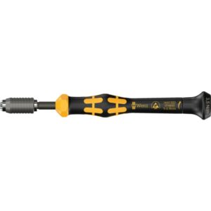1460 ESD Tournevis dynamométriques Kraftform Micro. avec valeur préréglée en usine (0.02-0.11 Nm). avec mandrin à serrage rapide