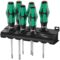 335/350/355/6 Jeu de tournevis Kraftform Plus Lasertip + Rack