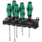 334/355/6 Jeu de tournevis Kraftform Plus Lasertip + Rack