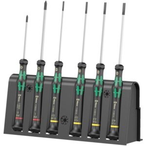 2035/6 B Jeu de tournevis électronicien + Rack