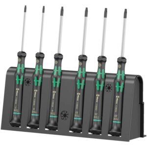 2067/6 Jeu de tournevis électronicien TORX® BO + Rack