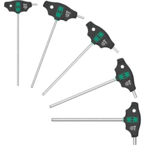 454/5 HF SHK Set 1 Jeu de tournevis Hex-Plus à manche en T avec fonction de retenue