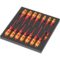 Insert en mousse 9711 avec jeu de tournevis VDE 1