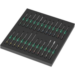 05150106001 Insert en mousse 9715 avec jeu de tournevis Kraftform Micro 1