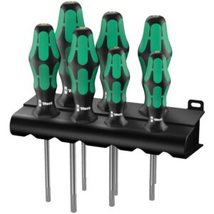 367/7TORX® HF Jeu de tournevis Kraftform Plus TORX® HF avec fonction de retenue + Rack