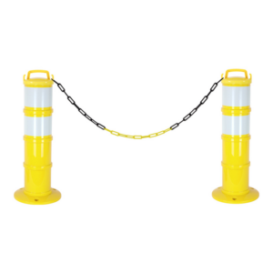 Kit de 2 balises modulables Jaune avec deux bandes rétroréfléchissantes - 1090194