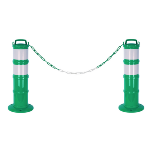 Kit de 2 balises modulables Verte avec deux bandes rétroréfléchissantes - 1090217